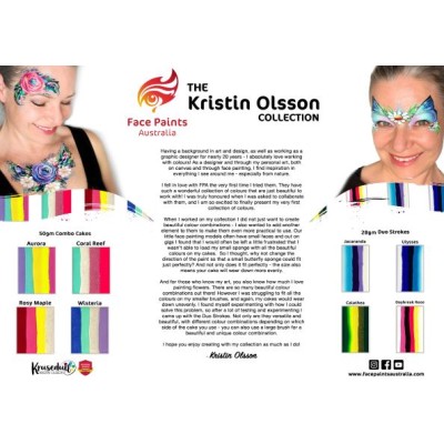 Face Paints Australia Combo 50g Kristin Olsson - Wisteria Face Paints Australia Combo 50g Kristin Olsson - Wisteria